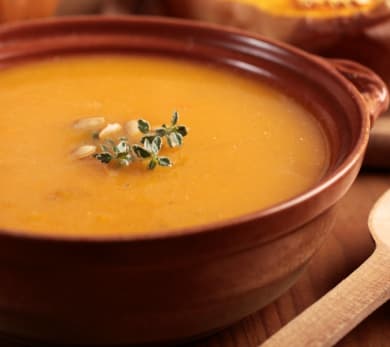 butternut and buttercup squash soup