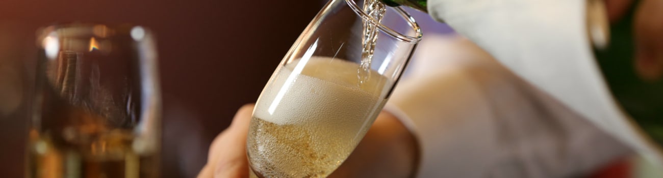 Pouring Champagne Pouring Champagne