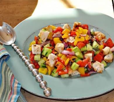 Grilled Panzanella Adapted from Ina Garten Grilled Panzanella