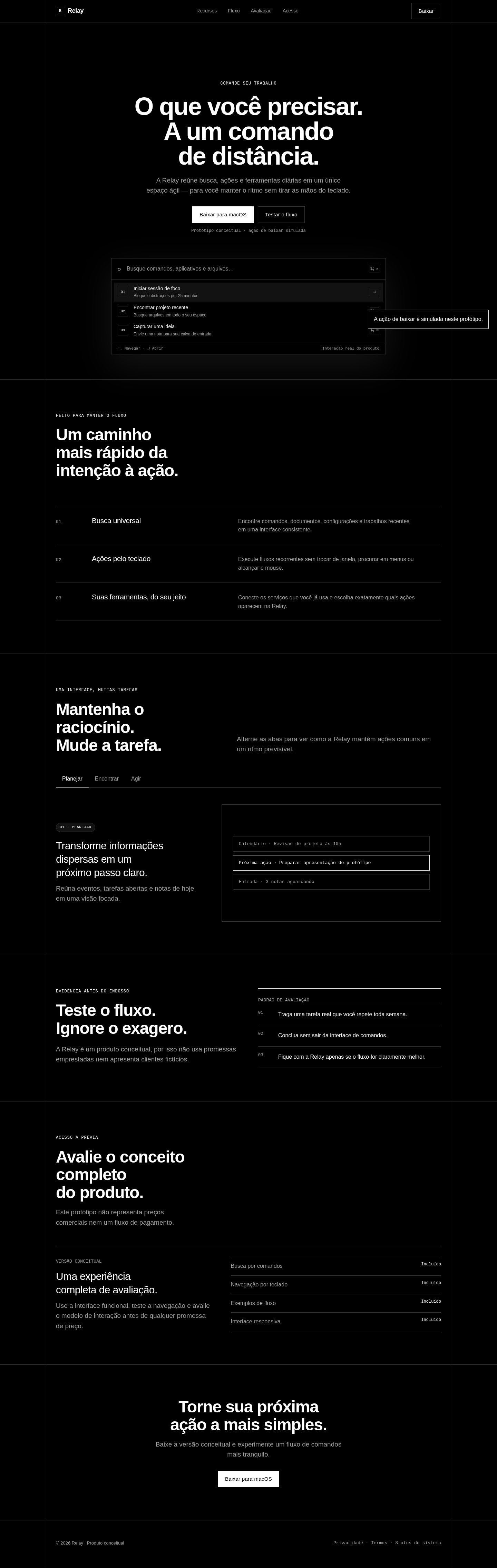 Capa da solução de Relay