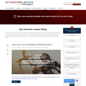 My Vaccine Lawyer Blog