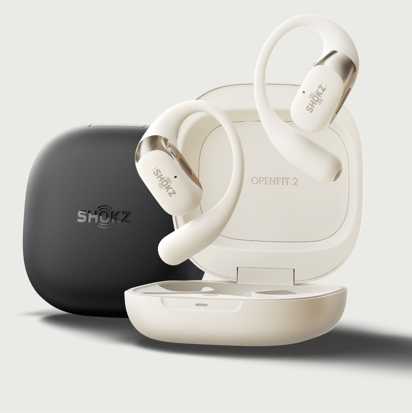 Shokz OpenFit 2 Open-Ear Earbuds | DualBoost Sound for