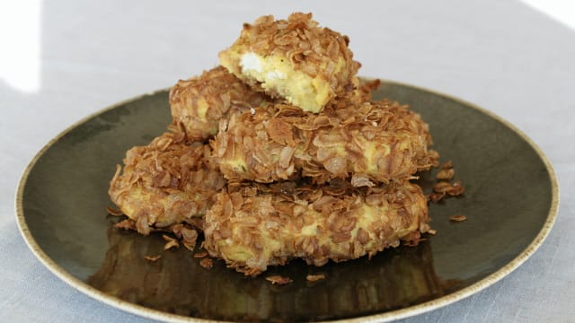 Crocchette di patate al forno con cuore caldo di ricotta e zest di limone - cover