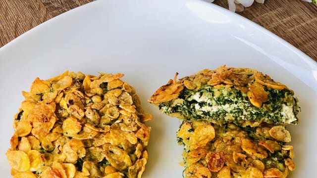 Spinacine croccanti al forno con panatura di corn flakes