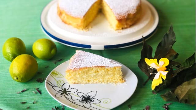 torta al limone - composizione finale