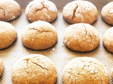 biscotti morbidi al limone appena sfornati
