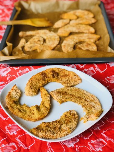 Cotolette di zucca moscata al forno