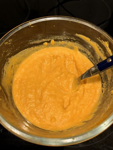 crema di zucca, marzapane, Amaretto di Saronno