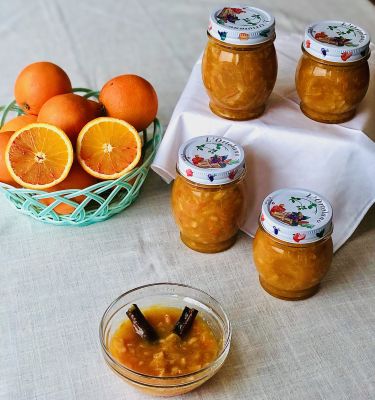 Marmellata di arance Tarocco siciliane fatta in casa