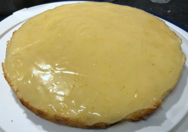 torta la limone - base torta con la crema al limone