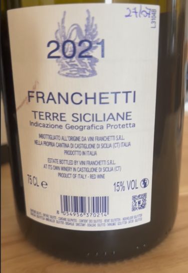 Il mio tour sull'Etna nord - parte 4 - Cantina Passopisciaro di Andrea Franchetti - Franchetti vino rosso etna