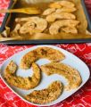 Cotolette di fettine di zucca al forno