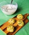 Polpette al forno di zucchine, pollo e curcuma