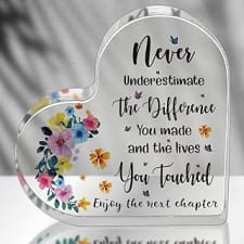 retirement gifts for women coworker leaving gifts going away gift retirement gifts acrylic keepsake for colleagues friends retired teachers nurses doctor mom retirees boss leader c019