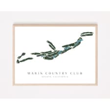 custom golf course map, golf gift, golf loving anniversary gift, personalized golf gifts, golfer dad gift, golfer decor gift