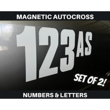 autocross magnets | numbers & class