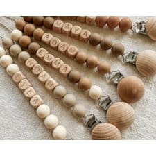 personalized pacifier clip,custom newborn soother holder|last minute baby shower gift|gender neutral baby gift|custom boho binky clip