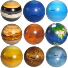 9pcs universe model toys, children's education toy balls, toys for children, space party favors, gifts for astronomy lovers