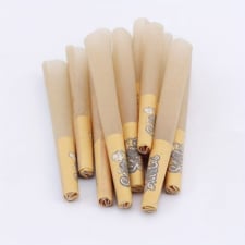 50/100pcs, mini pre-rolled cones with tips, 3 inch / 78mm brown rolling papers, cigarette paper, cigarette rolling paper cones, ultra-thin natural rolling papers, slow burning, smoking accessories
