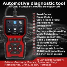 obd2 scanner live data professional mechanic obdii diagnostic code reader tool for check engine light