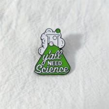 cartoon chemical experiment flask enamel brooch for men, backpack clothing jewelry accessories