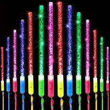 36pcs acrylic led bubble glow sticks, colorful flashing glow sticks suitable for holiday parties, concerts, carnivals, birthday parties, holiday parties