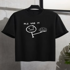 trendy boys' summer top - plz use it... cartoon print short sleeve crew neck t-shirt - casual outing tee tops gift