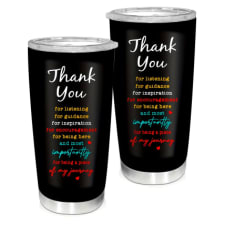 20oz tumbler - thank you gifts for men & women, appreciation for teachers, coworkers, friends, boss, mentor, nurse, farewell gifts, thank you definition, 6.9"*3.4"*2.7", 1pcs