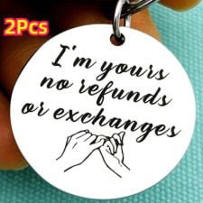 2pcs valentines day gifts for men, anniversary gifts for husband wife boyfriend groom fiance, engagement gifts for men