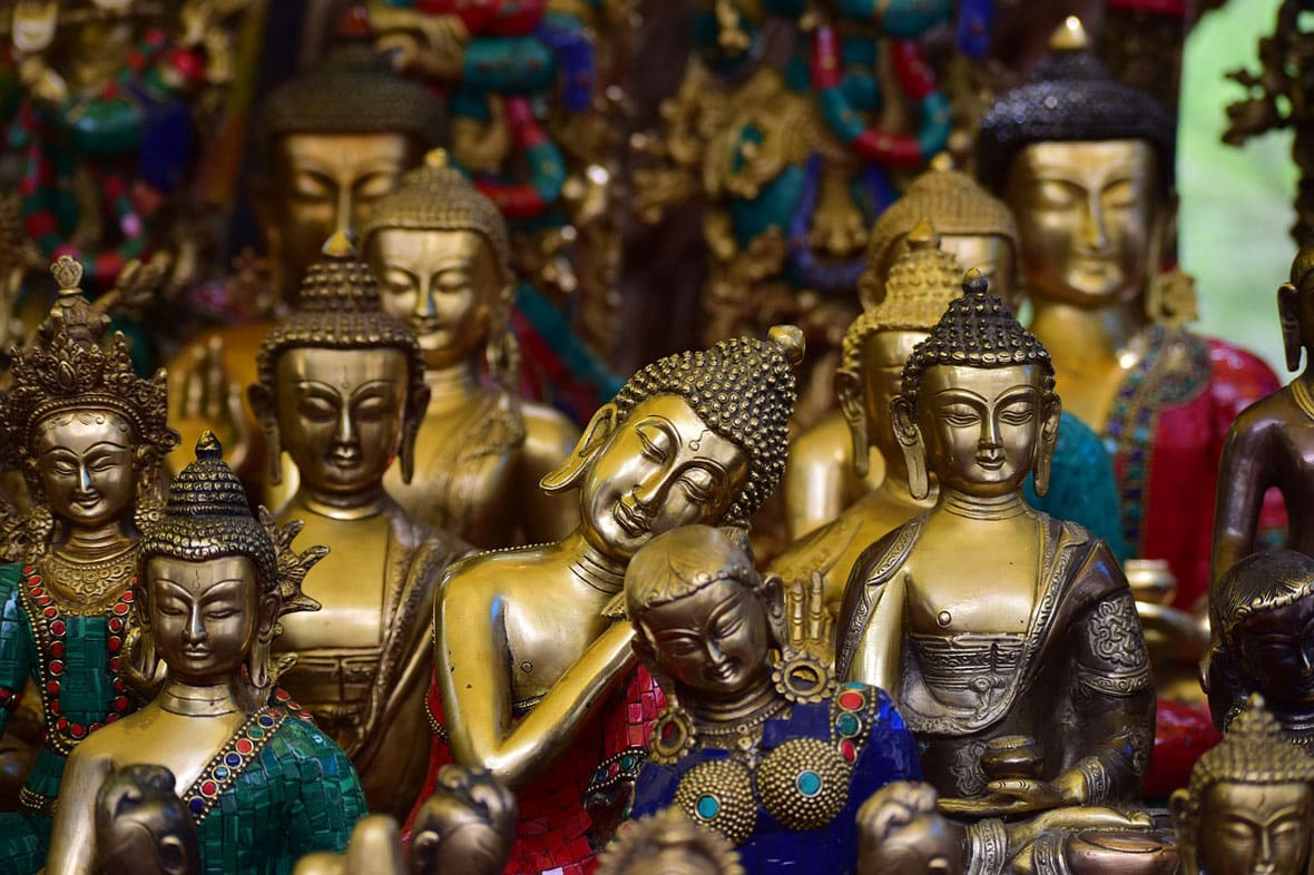 Colorful Stalls In Hemis Festival