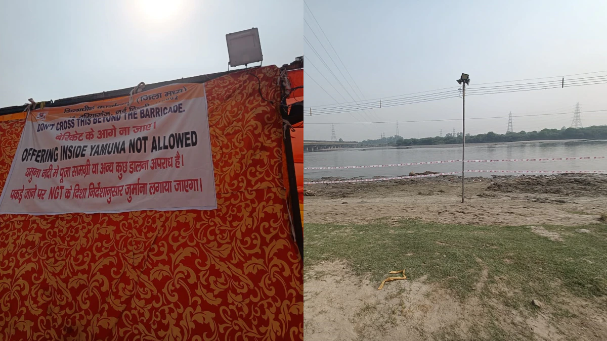 No Offerings Allowed To Be Immersed In Yamuna