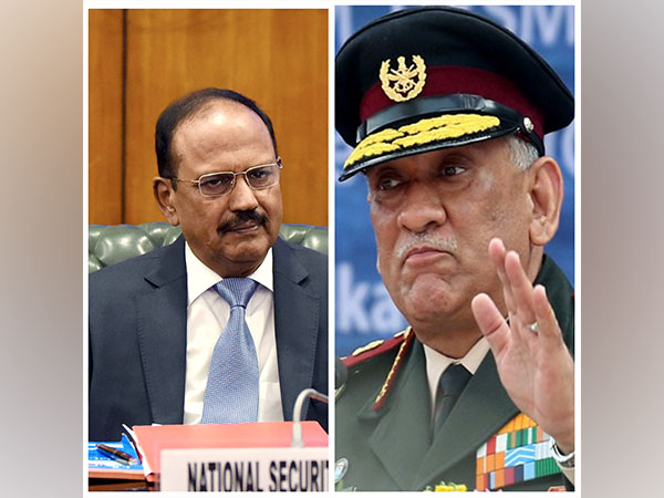 NSA Ajit Doval And CDS Gen Rawat 