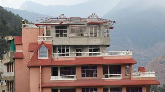  Damaged Hotel Malari Inn Underway