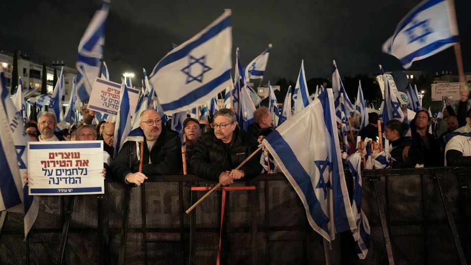 Protests Against Netanyahu Govt