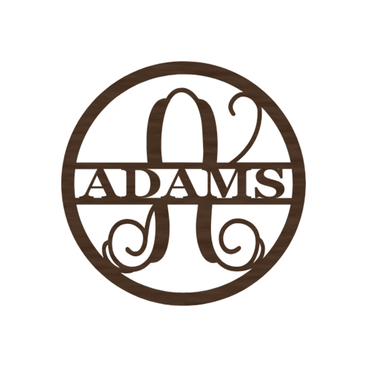 Circular Monogram pattern preview