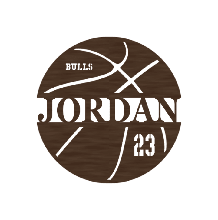 Basketball Monogram pattern preview
