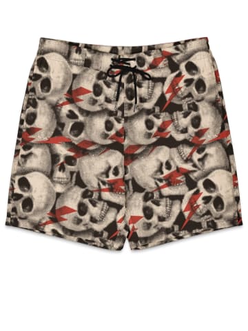 Skulls Board Shorts - Black
