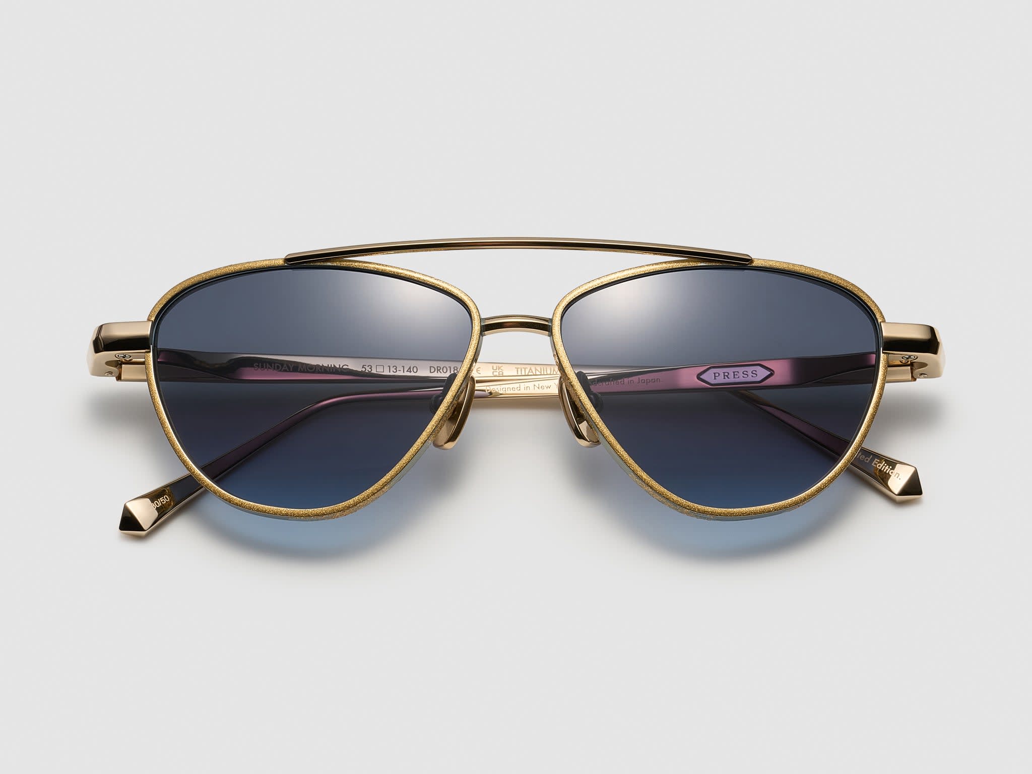 Press Eyewear Sunday Morning Gold Leaf by Press Eyewear — The Last Optical Shop