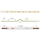 SLC LED STRIP KITCHEN MONO CV 126 2M 8MM 9,6W 900LM 2700K CRI90 IP20