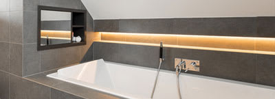 LED strips: Bathroom