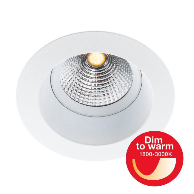 SLC OneSoft Downlight R68 83 Dim To Warm The Light Group