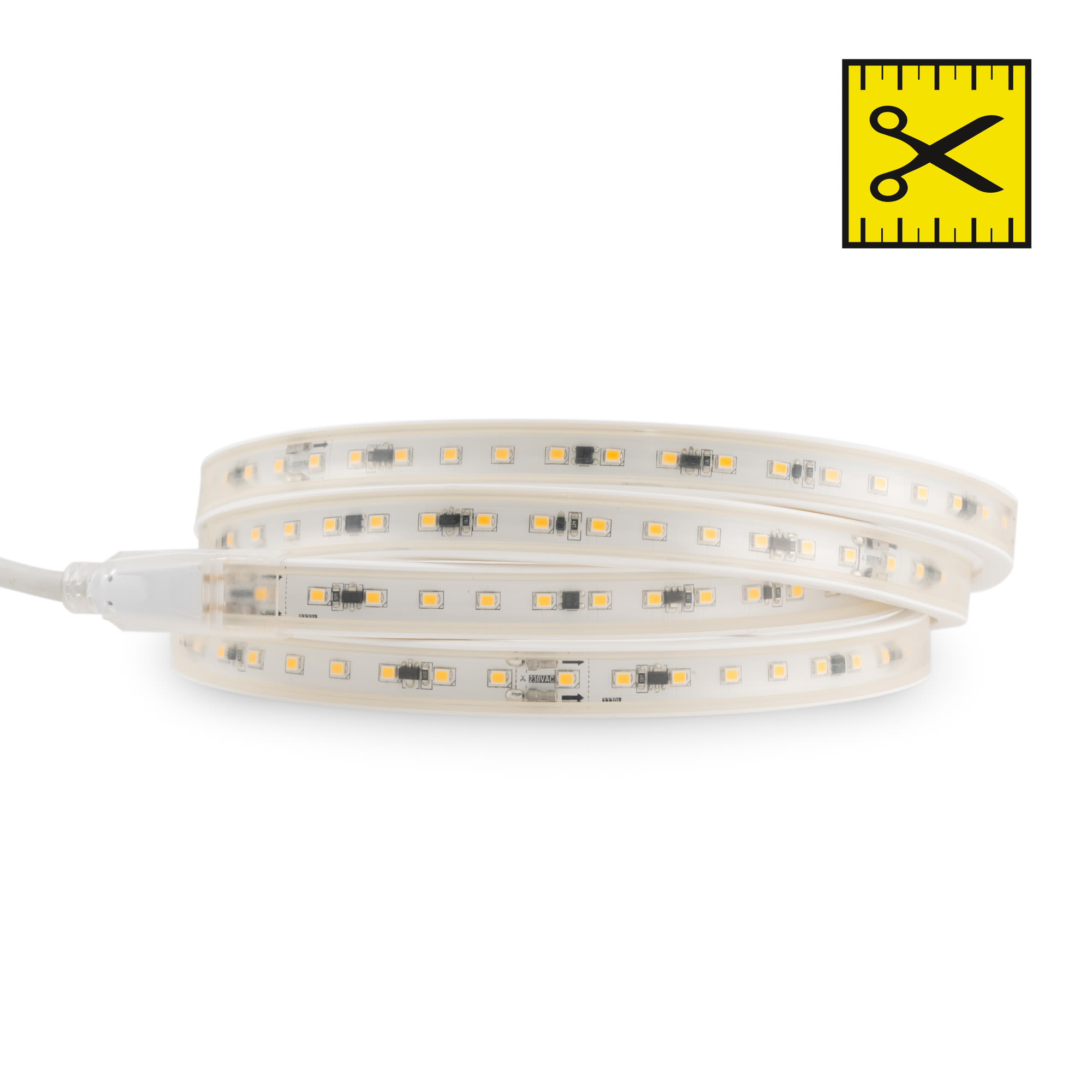 SLC LED STRIP Mains 120 1MCL 16,5MM 8W 850LM 3000K CRI80 IP65 The Light