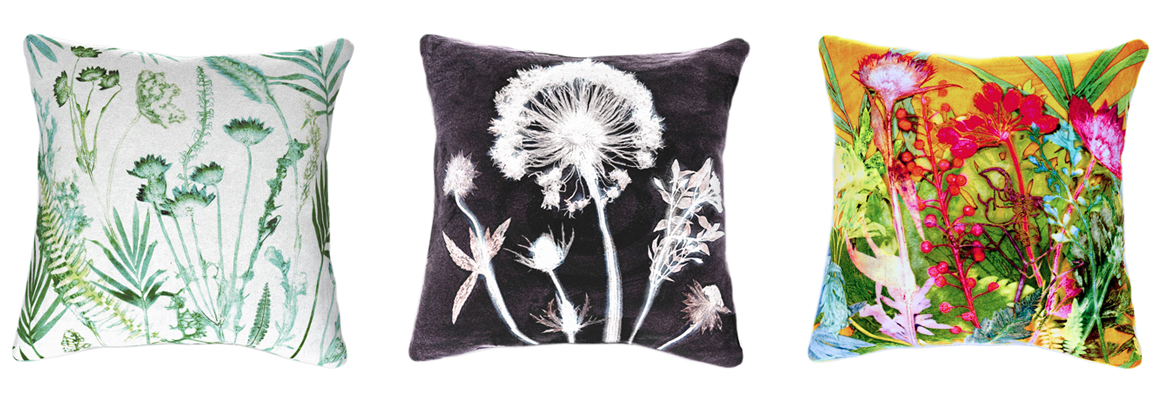 Gillian Arnold's Botanical Cushions