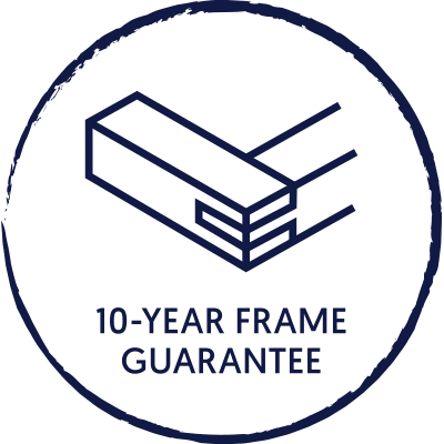 10-YEARS FRAME GUARANTEE