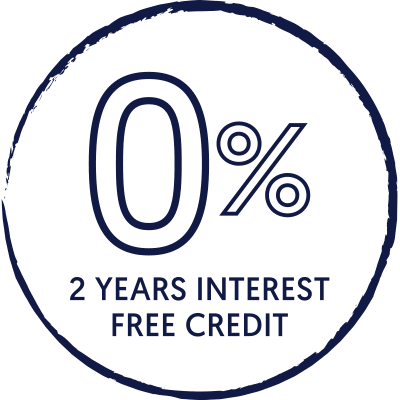 2-YEARS INTEREST FREE CREDIT 2-YEARS INTEREST FREE CREDIT