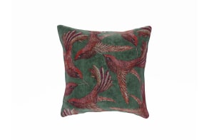 Paradise Bird Sage Cushion