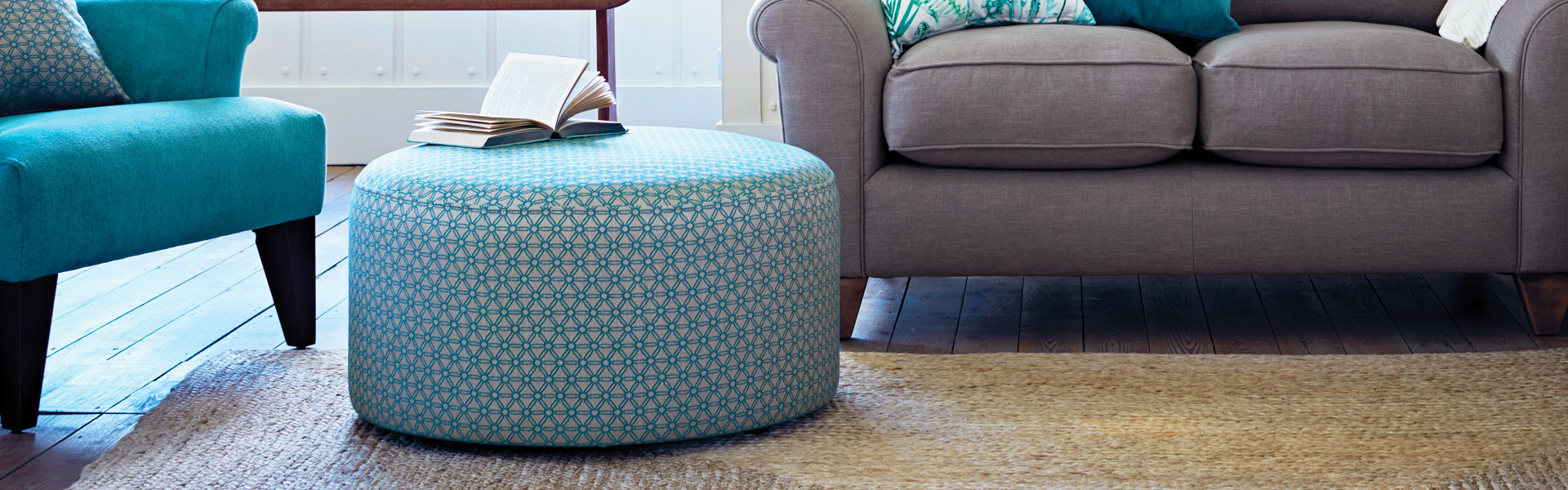 Harrison Circle Footstool