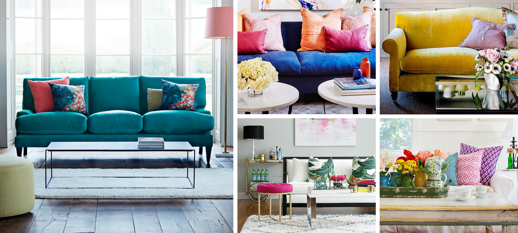 Bright Coloured Sofas