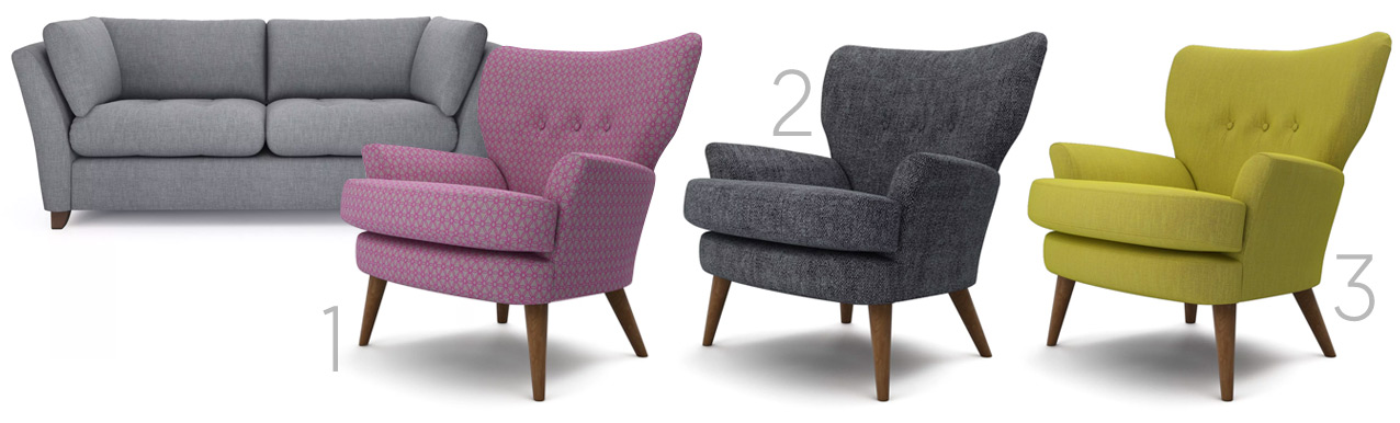 How to accessorise a grey sofa