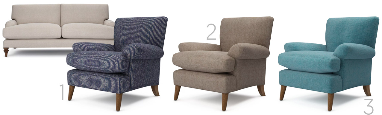 How to accessorise a neutral sofa